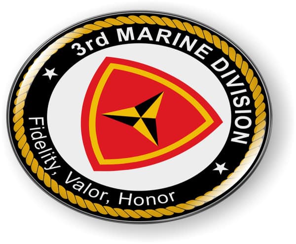 USMC - 3rd Marine Division Emblem